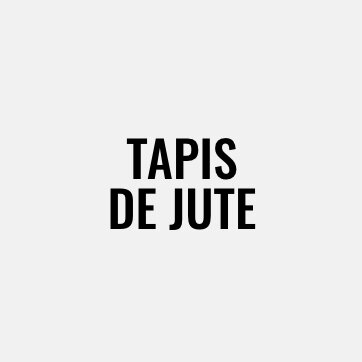 Tapis de jute