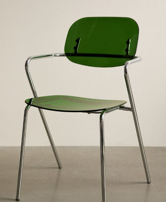 Retro-style wooden chair