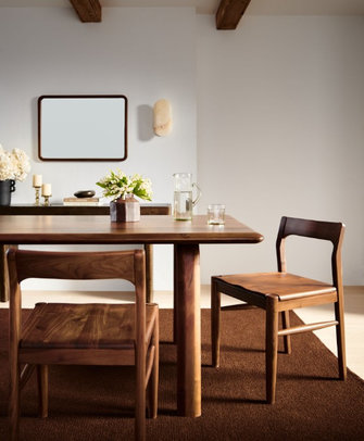 Retro-style wooden chair