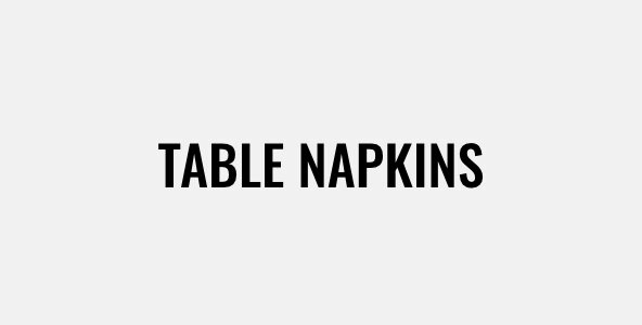 Table napkins