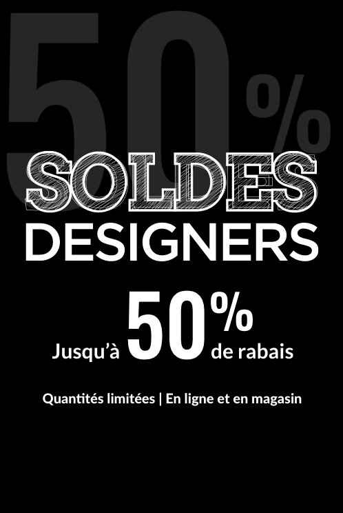 Soldes designers jusqu'à 50%