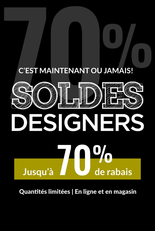 Jusqu'à 70 % de rabais Quantités limitées