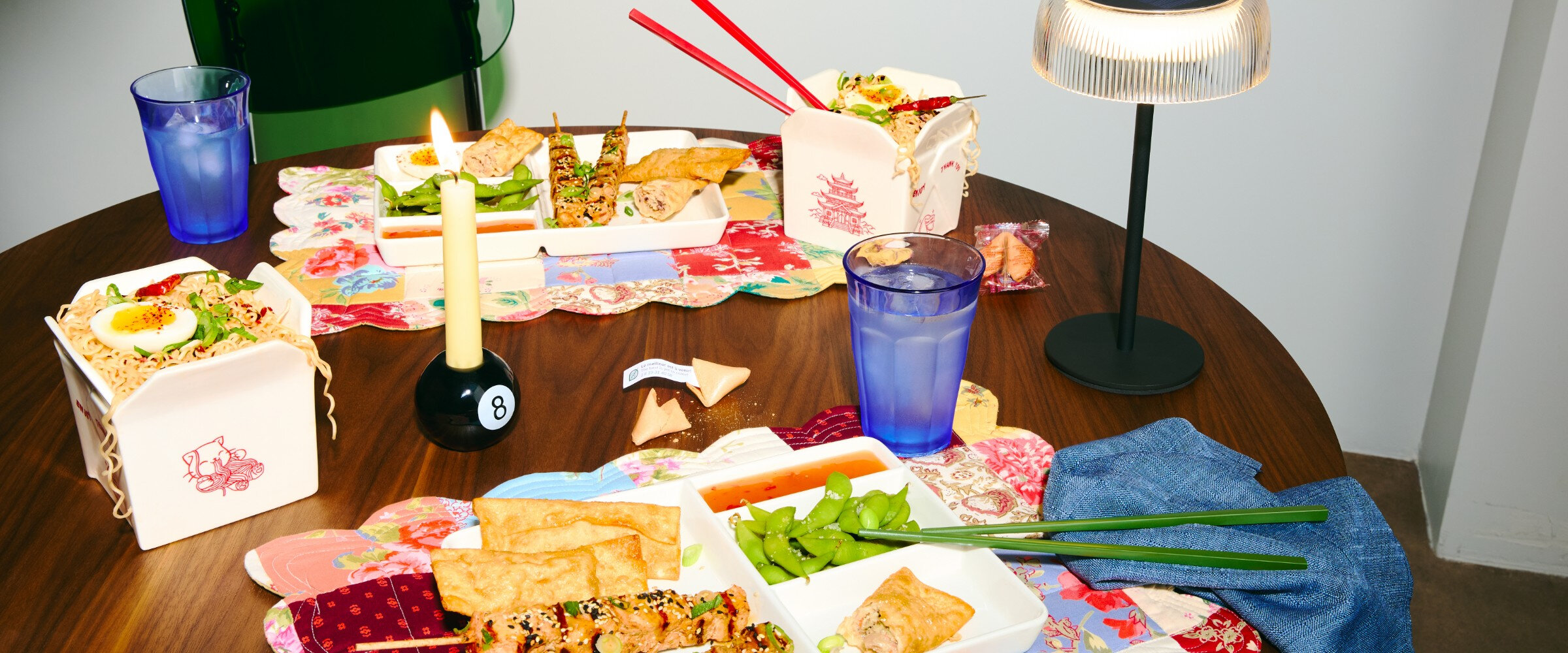 L'assiette bento blanche