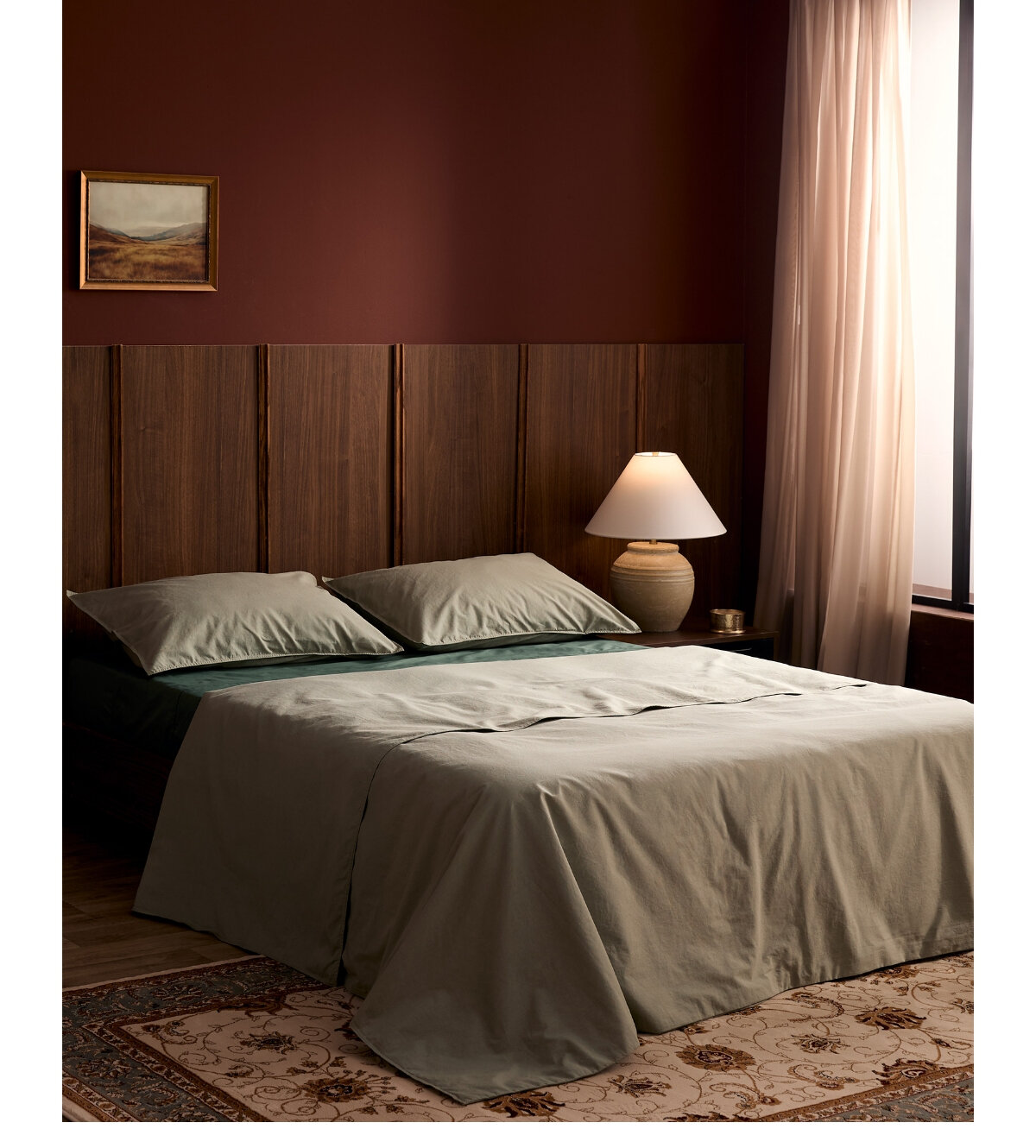L'ensemble housse coton bio lavé par Simons Maison