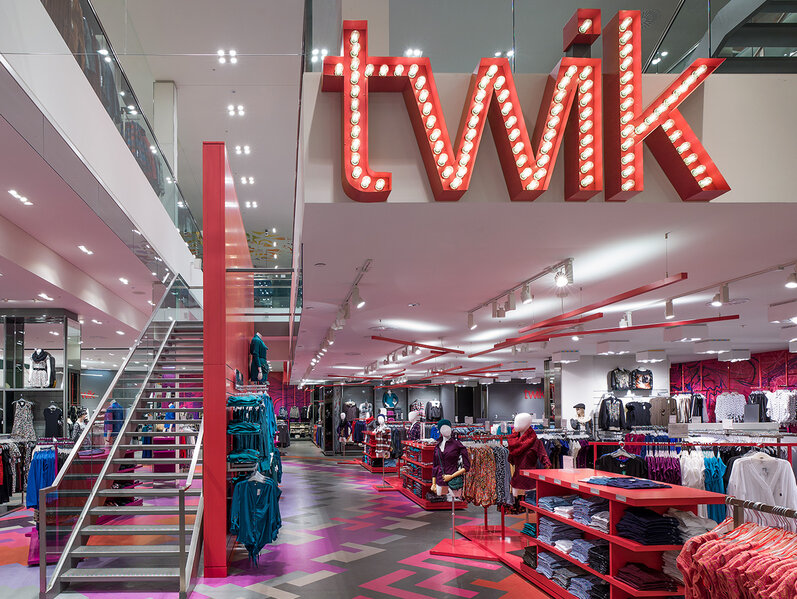 Rayon Twik en magasin