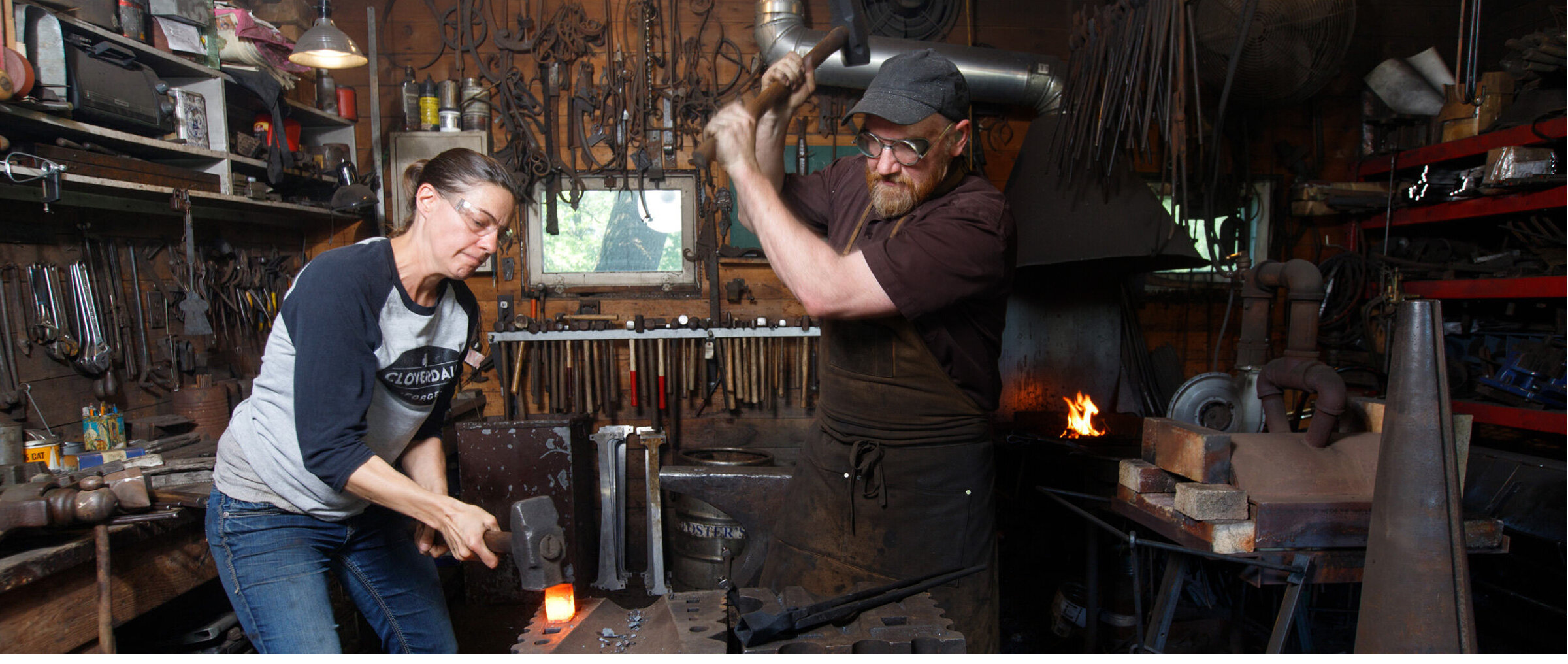 Blacksmiths at work