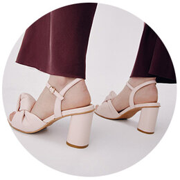 Noto Block-Heel Knotted Sandal by Maguire at Simons