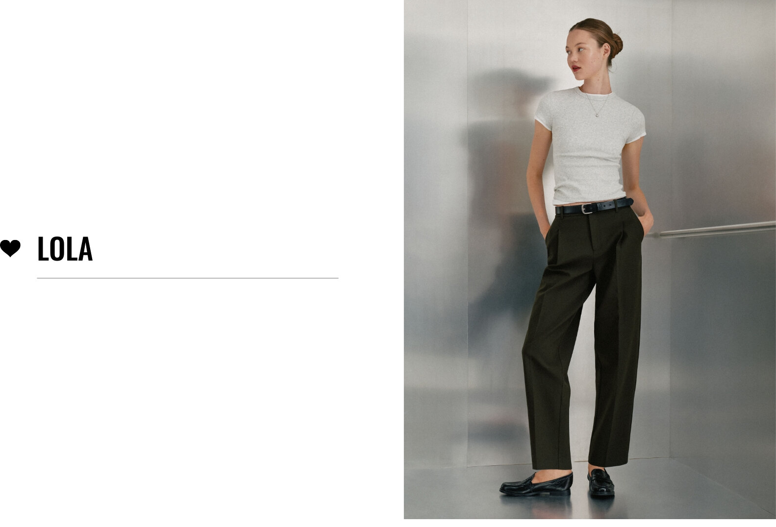 Pantalon habillé coupe Lola