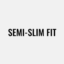 Semi-slim fit for men at Le 31