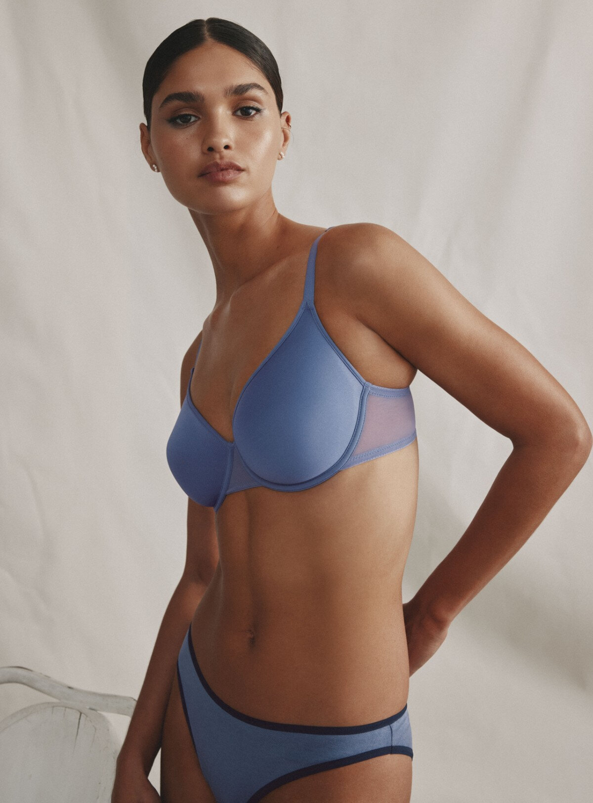 Woman wearing underwear