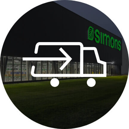 Pictogramme de livraison par Simons