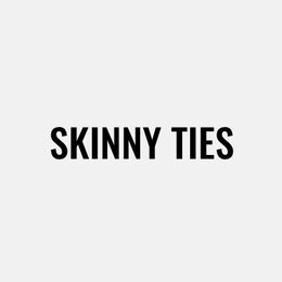 Skinny ties for men at Le 31