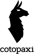 Silhouette de lama (logo Cotopaxi)