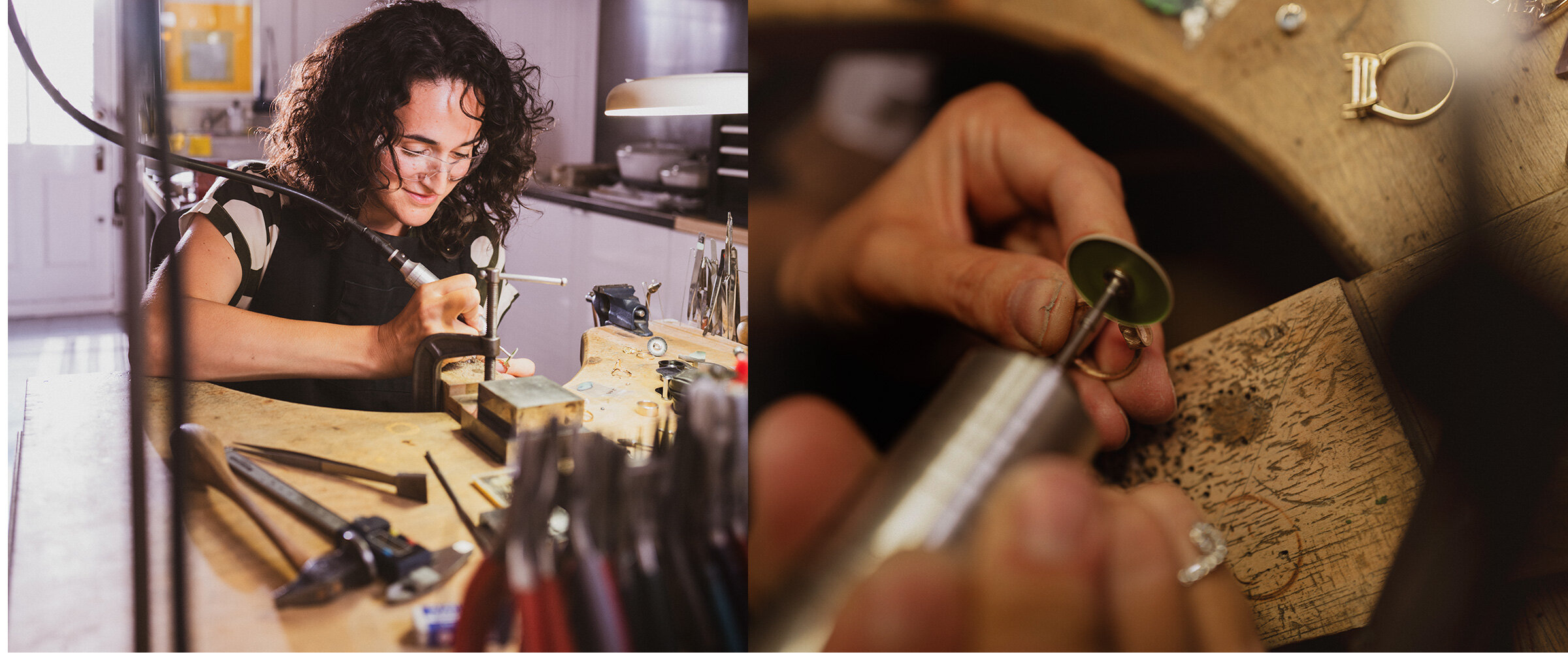Jeweller at work