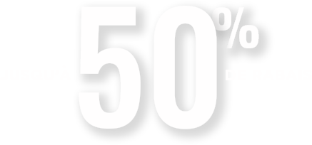 Jusqu'à 50 % de rabais