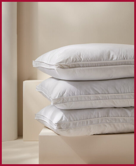 All our pillows & pillow protectors at Simons Maison