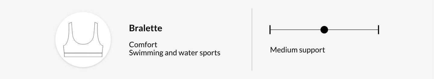 Bralette	Medium	"Comfort Swimming and water sports"