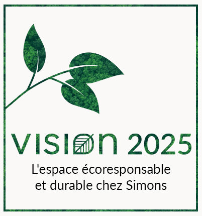 Vision, l'espace écoresponsable et durable chez Simons