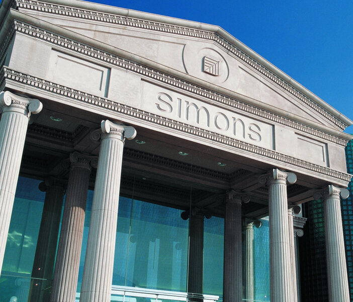 Façade de l'ancien magasin Simons des Galeries de la Capitale