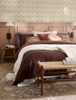 Bedroom in natural colors