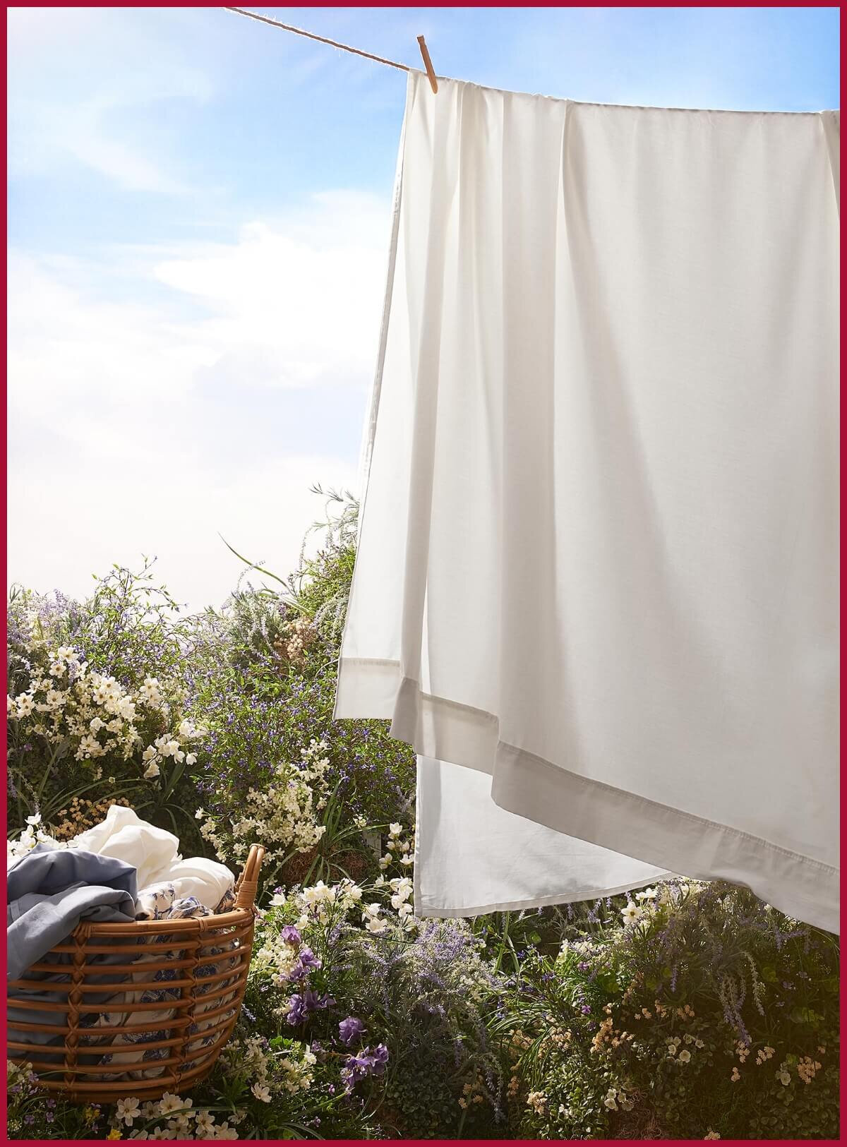 Le drap percale plus uni 200 fils au pouce