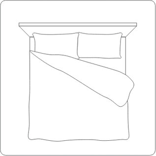 Grand  229 x 241 cm (90 x 95 po)
