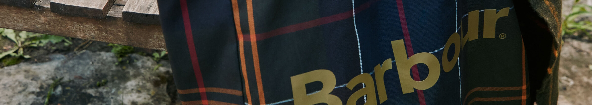 Barrhill tartan tote bag Barbour at Simons