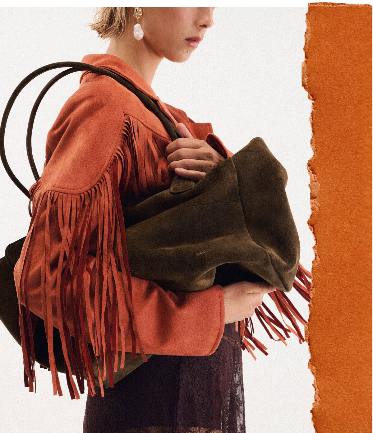 Brown handbag