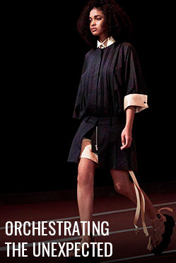 Dress pant minidress by Sacai for women at Édito Simons