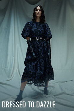 Tie-back lace dress by Erdem for Women at Édito Simons