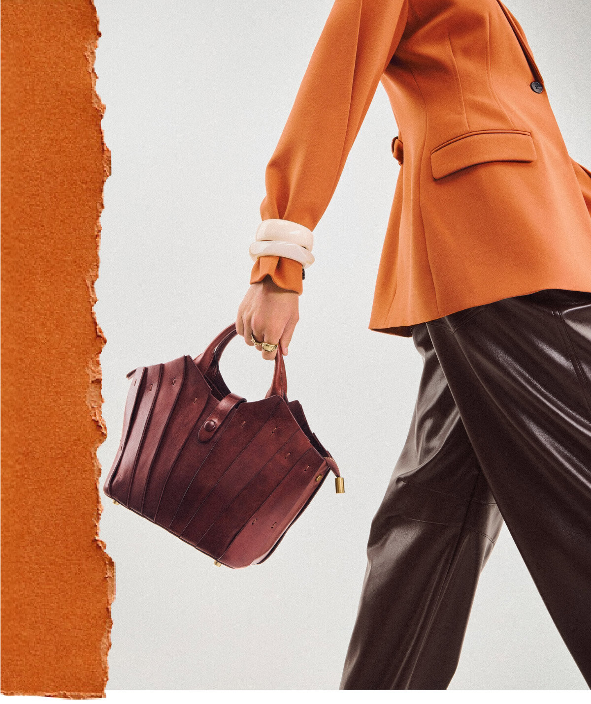 Brown handbag