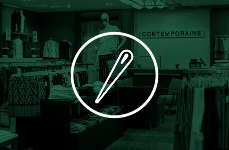 Pictogramme retouches de vêtements