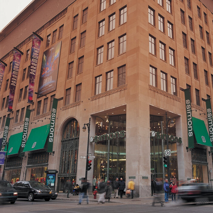 Magasin Simons au centre-ville de Montréal