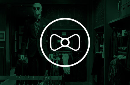 Suit and shirt fittings pictogram