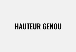 Hauteur genou