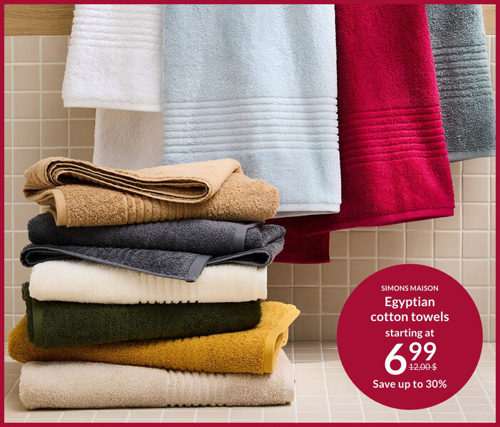 The Egyptian Cotton Caught Your Eye
