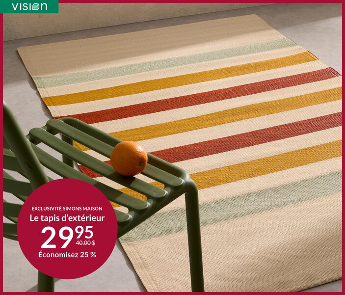 Tapis à partir de 12,99 $