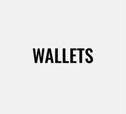 Wallets