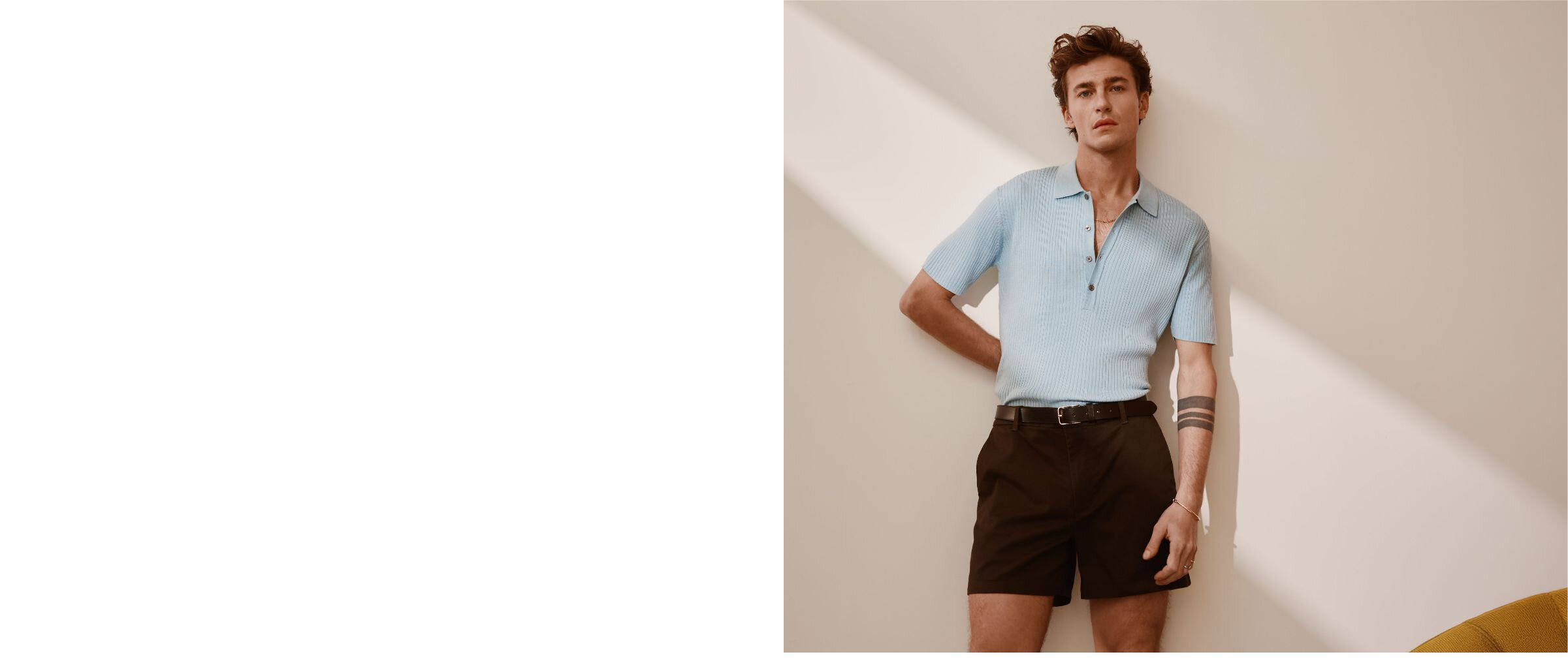 Stretch chino short