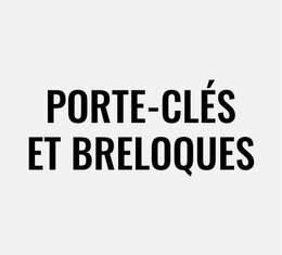 Porte-clés et breloques
