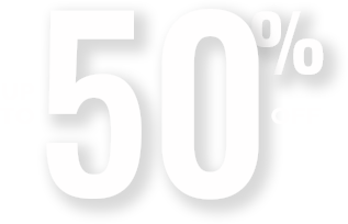 Up to 50% off