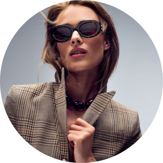 Le veston coton et lin à carreaux Birkin par Smythe pour femme chez Édito Simons