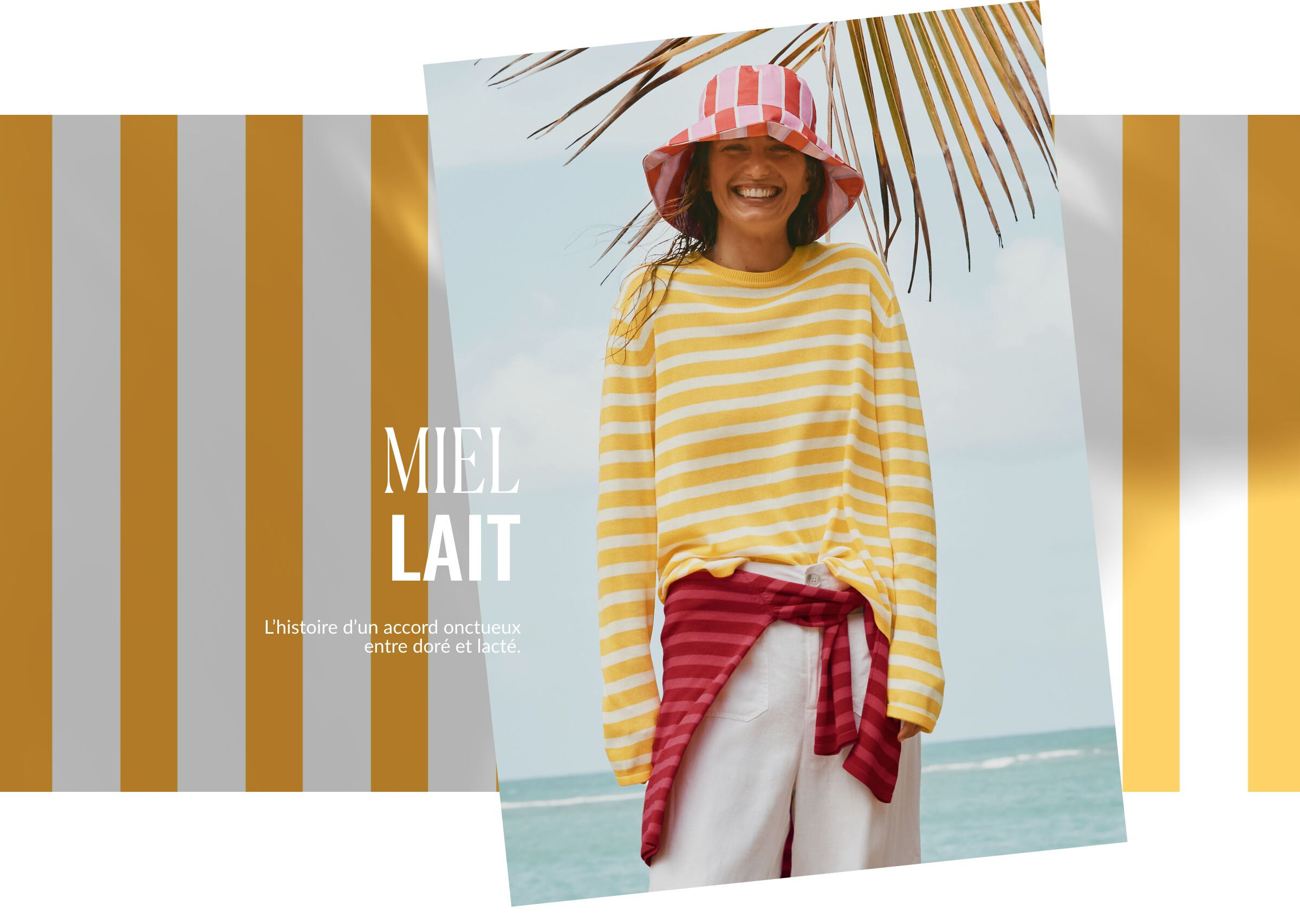 Jaune miel et blanc laiteux | L'histoire d'un accord onctueux entre doré et lacté.