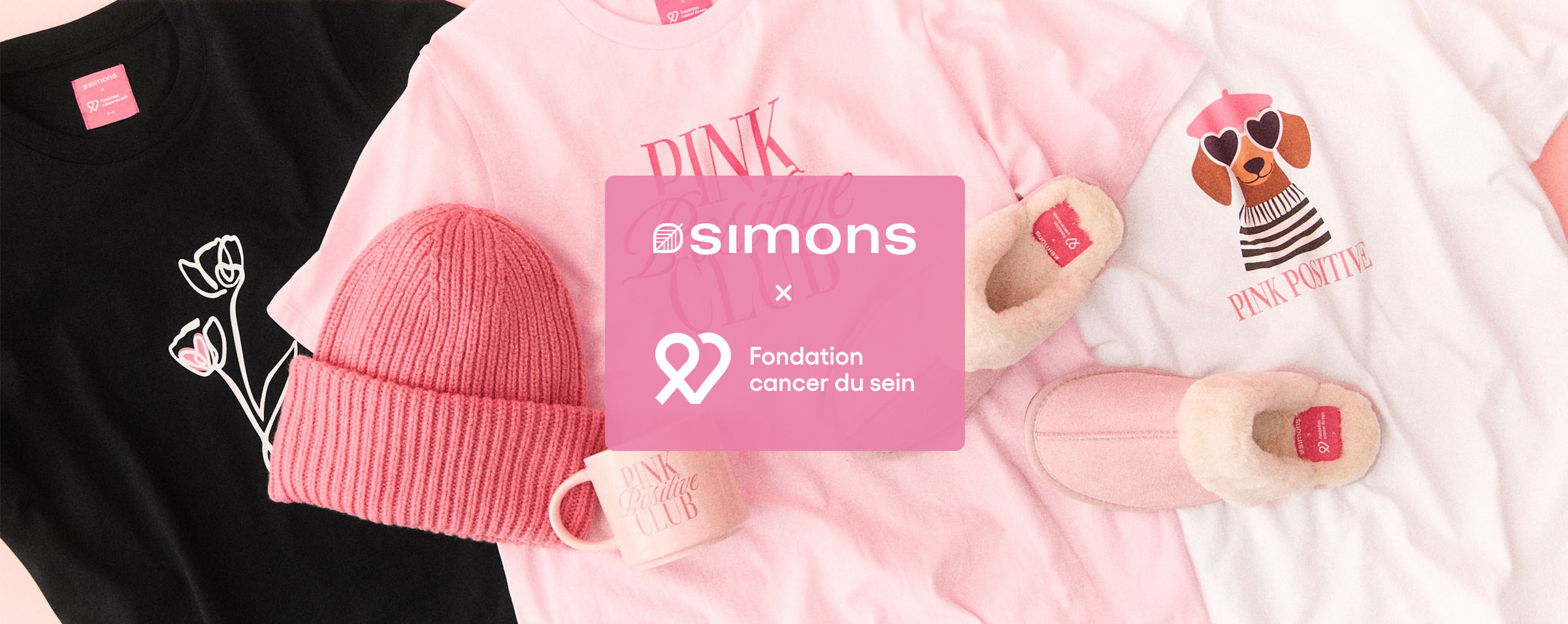 Collection Simons x Fondation cancer du sein