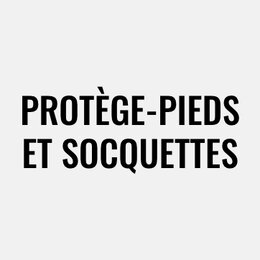 Protège-pieds et socquettes