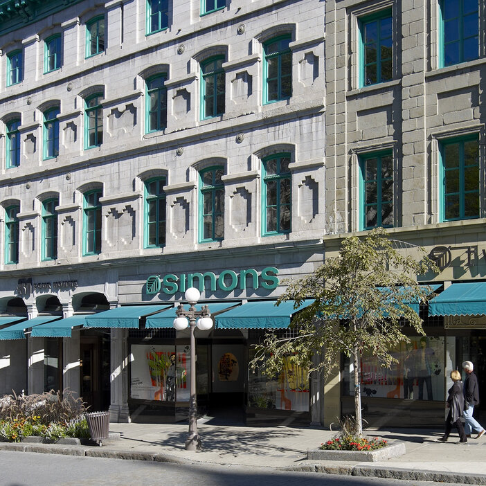 Simons store in downtown Quebec City