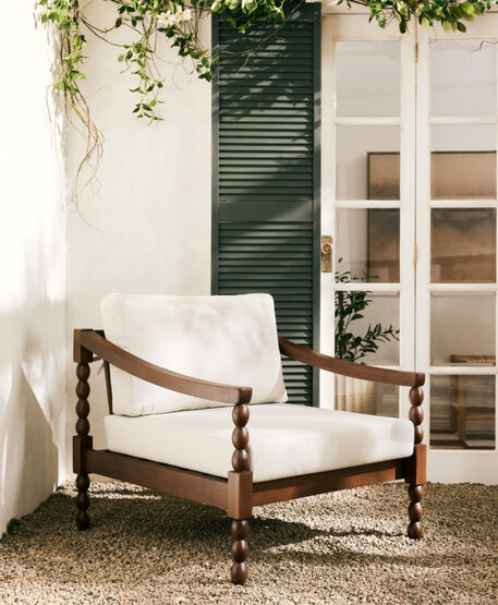 Fauteuil en fausse fourrure pelucheuse
