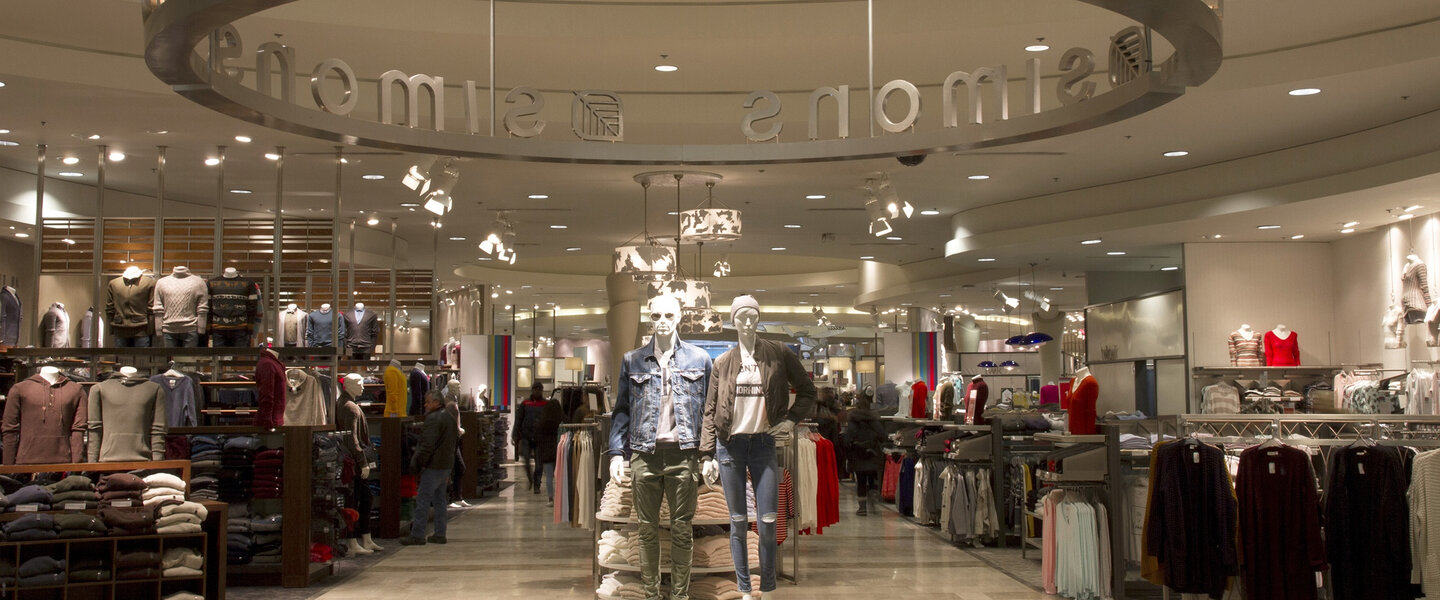 Simons store at Carrefour de l'Estrie