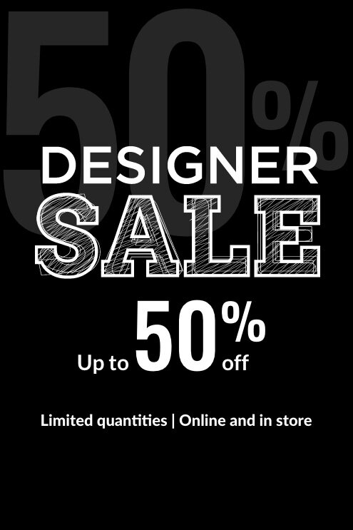 Designer Sale Up to 50% off