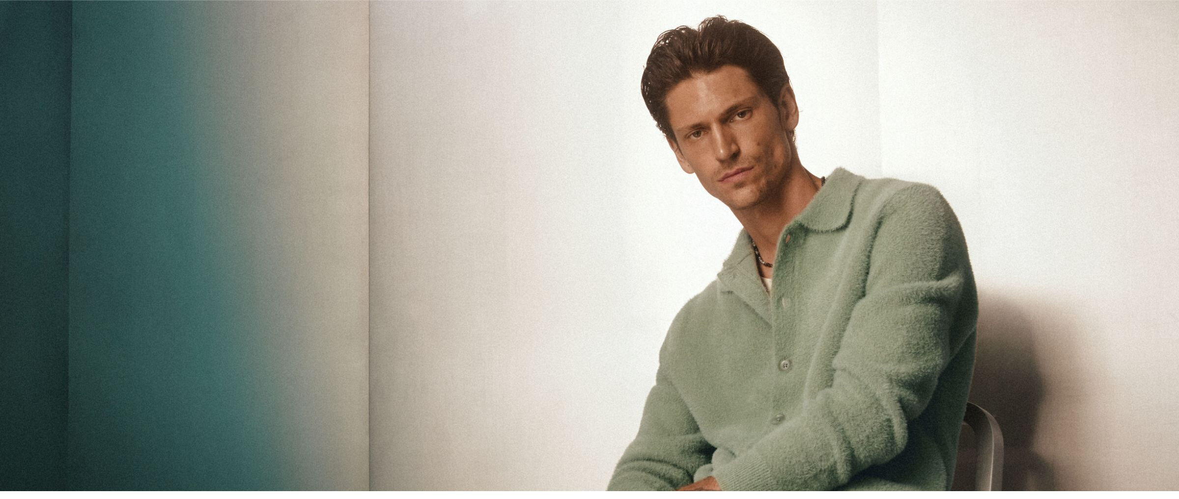 Le cardigan col polo